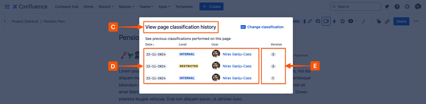 Classification History CDE.png